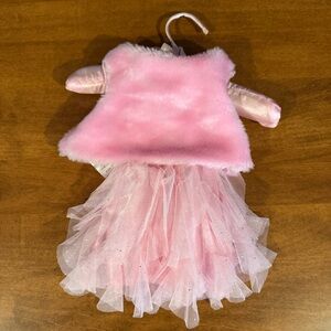 Pink Faux Fur and Tulle Dog Dress